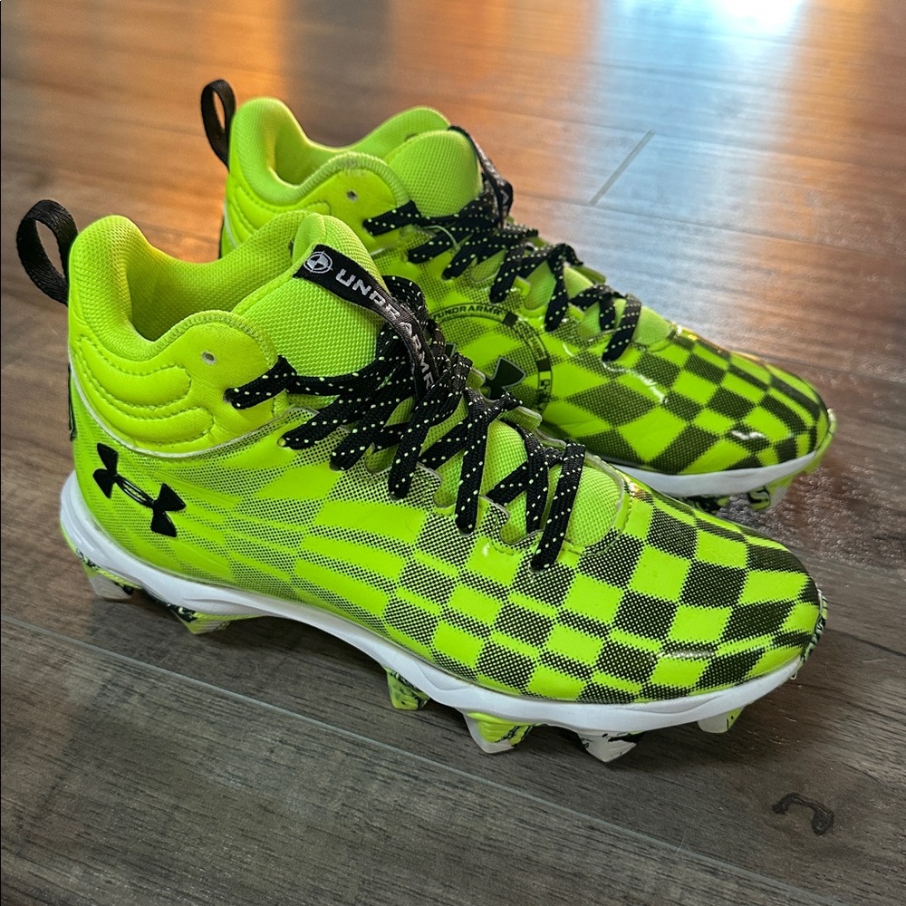Under Armour Lime Green Football Cleats